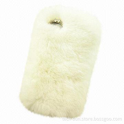 Luxury Rabbit Hair Case for iPhone 4/5